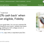 Fidelity Rewards Visa Signature Card 2%返现信用卡介绍