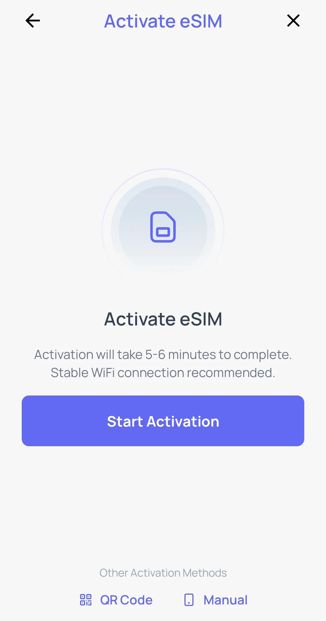 Roamless App Interface