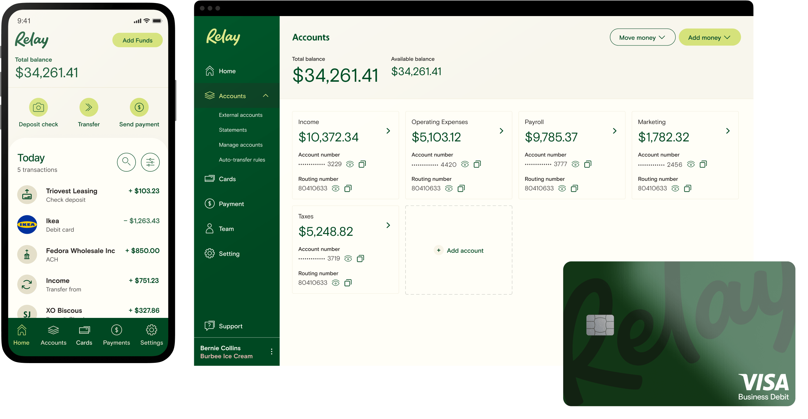 Relay Financial Dashboard