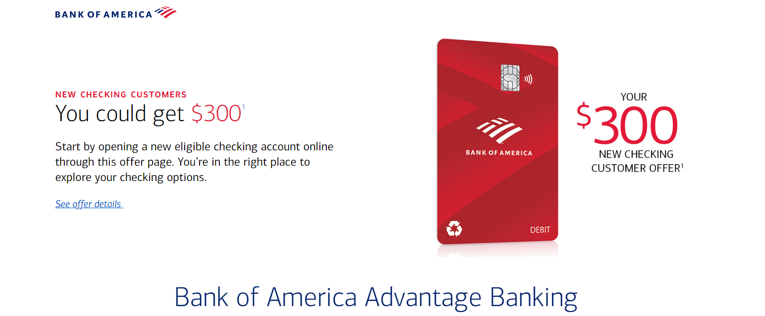 🏦【Bank of America】$300 开户奖励详解（2025最新版） – US Cards